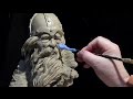The Viking  -  Making a Silicone Tipped Sculpting Tool and Signing My Clay