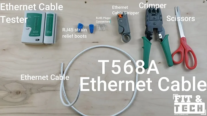 How To Build A T568A Ethernet Cable
