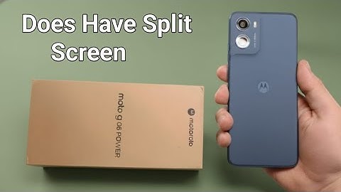 Moto G06 Power: Heeft een gesplitst scherm