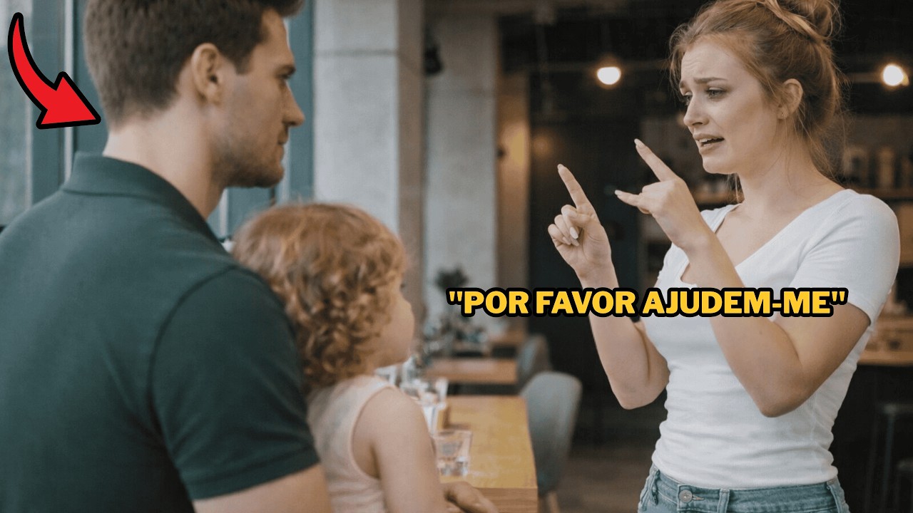 Uma pobre menina surda usou a linguagem de sinais para dizer a um pai solteiro: