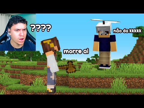 minecraft mas quem TOCAR NO AZUL MORRE! 