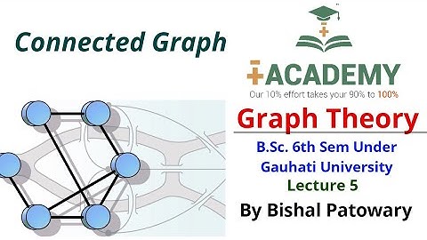 Graph Theory | B.Sc. 6th sem Gauhati University | Lecture 5 | Connected Graph