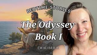 Homers Odyssey Book 1 | Calm Reading + Ocean Waves for Sleep & Focus