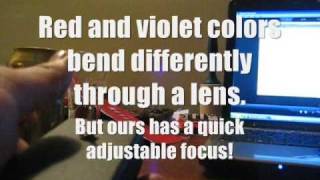 Blu-Ray Violet and Red combination laser pointer!