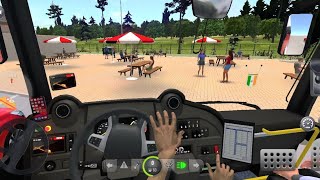 Bus Simulator : Ultimate | Beach ⛱️  🏖 | Tempo bus 🚌 | Zuuks | Mobile Gameplay | Drive with Devil 😈 screenshot 1