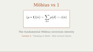 Understanding the Dirichlet Convolution Identity