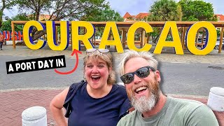 Exploring the BEAUTIFUL Port of Curacao!!  ABC Islands Cruise
