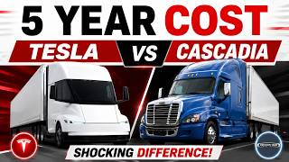 Tesla Semi vs Freightliner Cascadia: The REAL 5-Year Cost (I Did All the Math) Tesla Semi vs Freightliner Cascadia: The REAL 5-Year Cost (I Did All the Math)