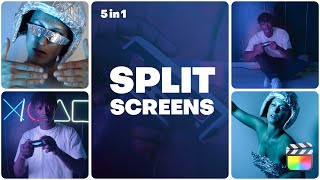 Master Multiscreen Transitions With These 5 Split Screen Effects | Final Cut Pro Template Tutorial