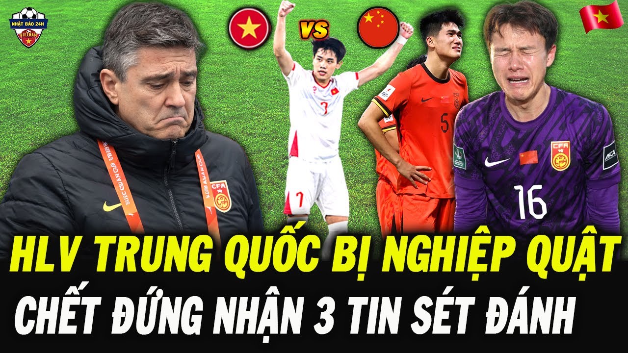 Vừa Tuyên Bố Đá Bay Việt Nam, HLV U23 Trung Quốc Chết Đứng Nhận 3 Tin Sét Đánh, Tỷ Dân TQ Câm Nín