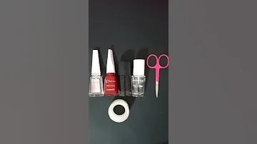 EASY FRENCH NAILS اسهل طريقة لعمل المناكير الفرنسي الفرنش 