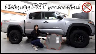 Easiest Way to PREVENT Catalytic Converter Theft From Your Tacoma!  All New HEAVY DUTY CatShield