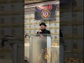 Trainer/dad Gary Stark introduces son Gary Stark Jr at the Ring 8 NYS Boxing Hall of Fame Induction