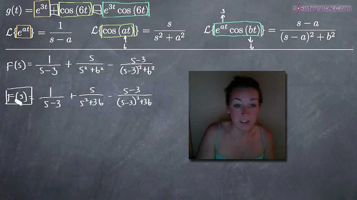 Laplace Transforms Using a Table (KristaKingMath)