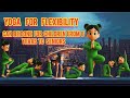 3 Minute Kids Senior Yoga Workout for Flexibility and Focus | Fun Yoga Exercises for Kids Easy #yoga