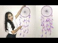 DREAMCATCHER  DIY Tutorial | MAKE THIS 5 MINUTES!!! |  Room Decor| Wall Decor!! | Fayza Patekari