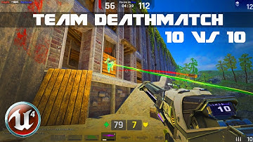 Unreal Tournament 4 - Team Deathmatch in Batrankus Bastion 10v10