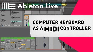 Ableton Live Tutorial - Computer Keyboard as a MIDI Controller