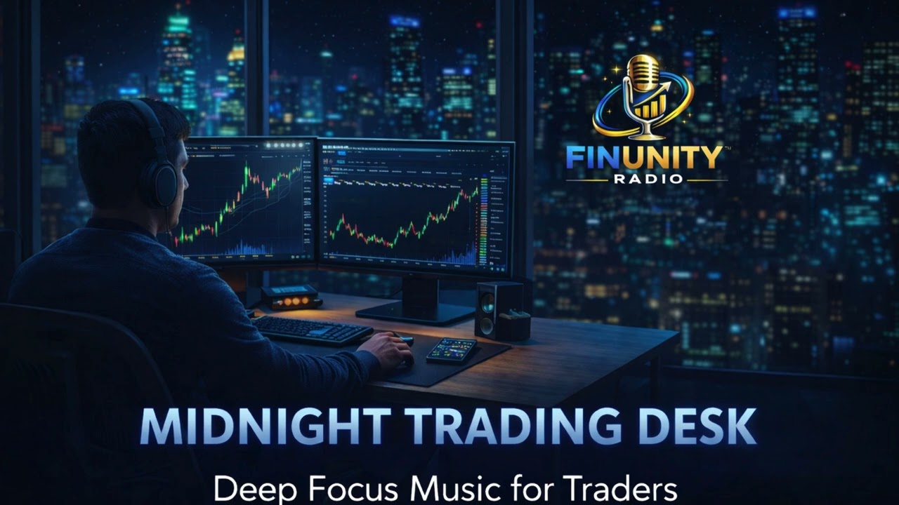 MIDNIGHT TRADING DESK | Deep Focus Music for Traders #DeepFocusMusic #TradingMusic #TraderFocus