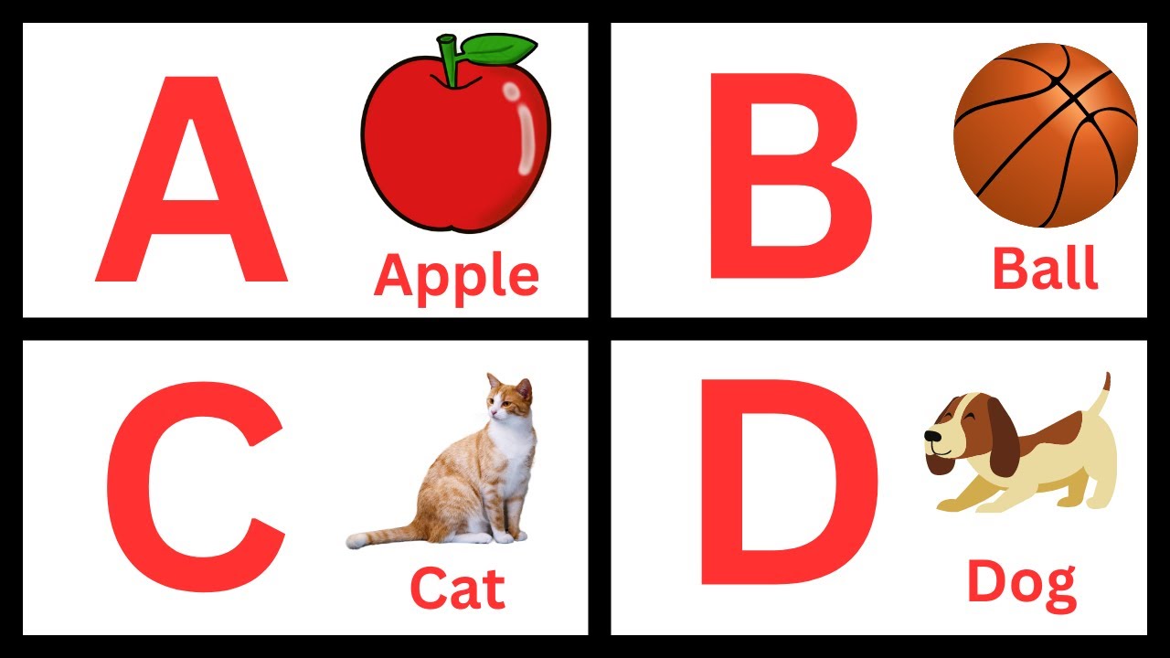 A for Apple | ABCD | A to Z | Alphabet | ABCD Song | Rhymes | Drawing ...