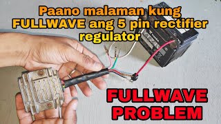 How to test 5 pin rectifier regulator fullwave or halfwave