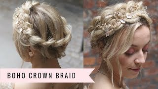 Boho Crown Braid by SweetHearts Hair