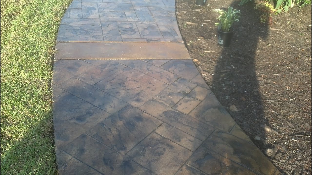Acid Staining Concrete YouTube