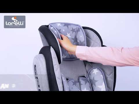 Автокрісло темно-сіре Lorelli Magic Premium + sps (9-36 кг) для дітей з 9 місяців до 12-ти років і вагою від 9 до 36 кг, видео 1