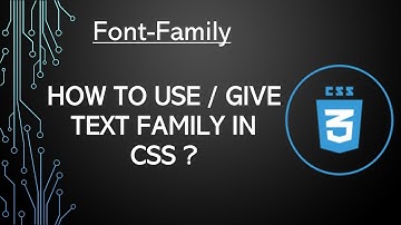 Lecture 22 CSS |font family|Css Tutorials |Urdu|Hindi| How to give family to text in css