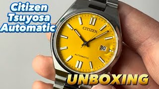 Citizen Tsuyosa NJ0150-81Z Automatic Unboxing