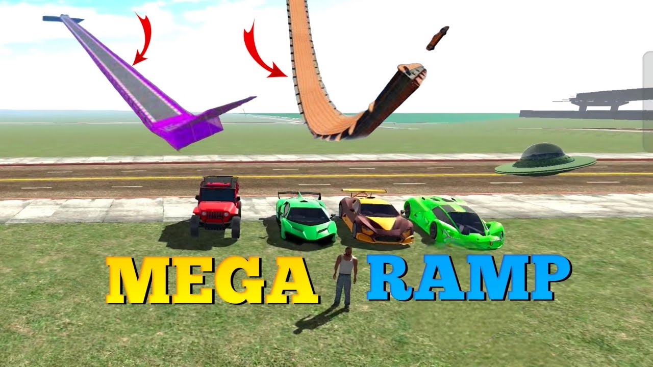 NEW SUPER CARS RAMP JUMP WHO WIN ‼️ #indianbikedriving3d # ...