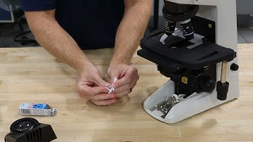 How to change the Bulb on a Nikon E200 Microscope with Munday Microscope Company