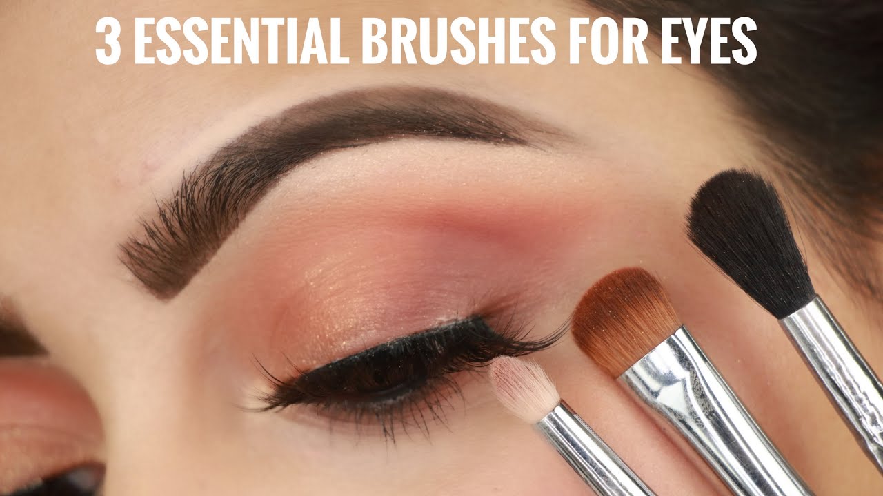 3 Essential Makeup Brushes For Your Eyes and How to Use them in HINDI