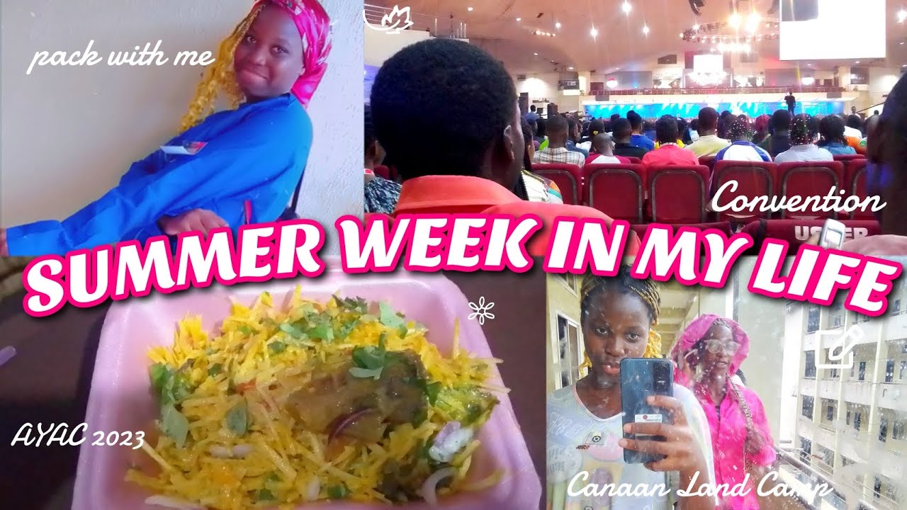 Summer Week In My Life Canaan Land Camp trip, pack with me, AYAC 2023