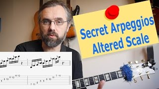 Altered Scale Arpeggios 🎸 that you forgot to learn! - Super Locrian and Dimiinished whole tone