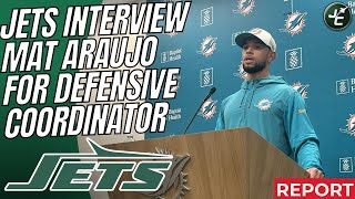 Report New York Jets Interview Mathieu Araujo For Defensive Coordinator