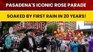 California: New Year’s Day Storm Soaks Pasadena Parade for the First Time in 20 Years