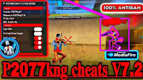 P2077KNG CHEAT V7.2 | ALL SERVER WORKING | OB50 UPDATE CS | BR RANK WARKING MOD MENU 100% SAFE |
