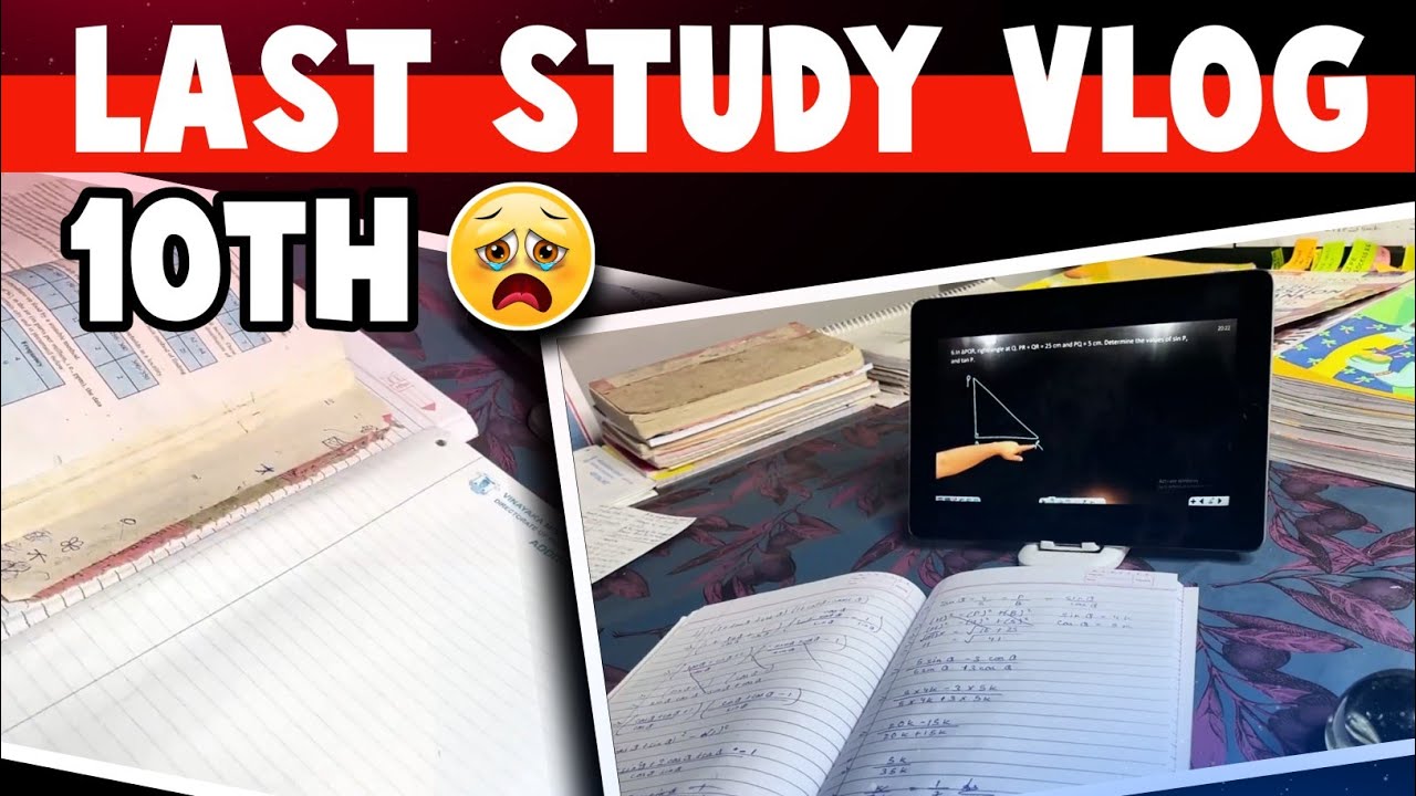 Maths preparation vlog 10th | 10TH GRADER | class 10 study vlog | CBSE ...