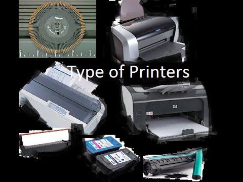 types of printers