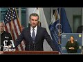 Governor Newsom is asked about undocumented immigrants in ...