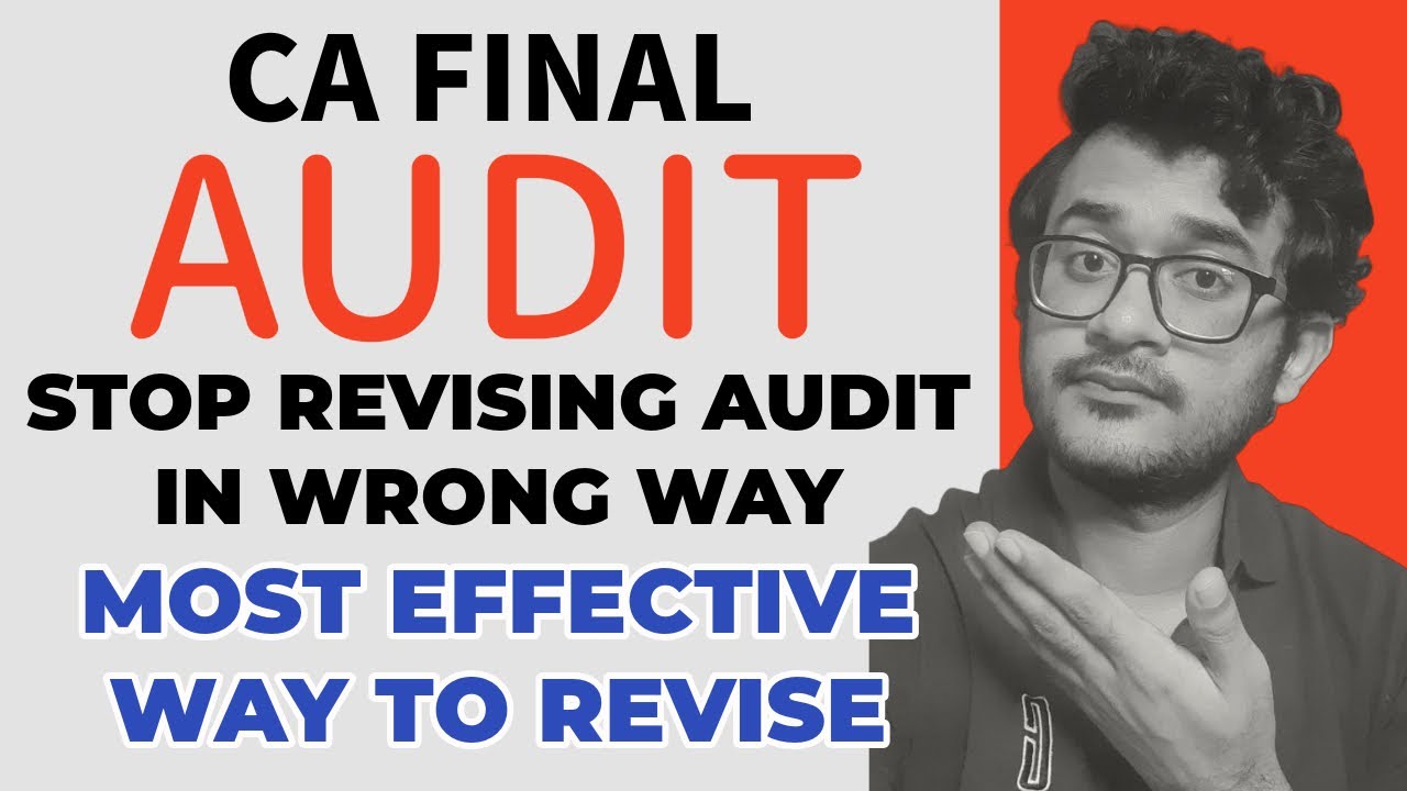 How To Revise Entire Audit in Less time | revision strategy | most ...