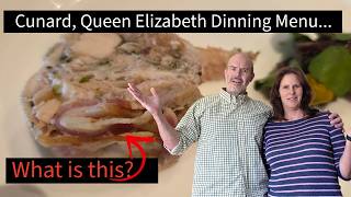 Cunard Queen Elizabeth Dinning Menu Day 2