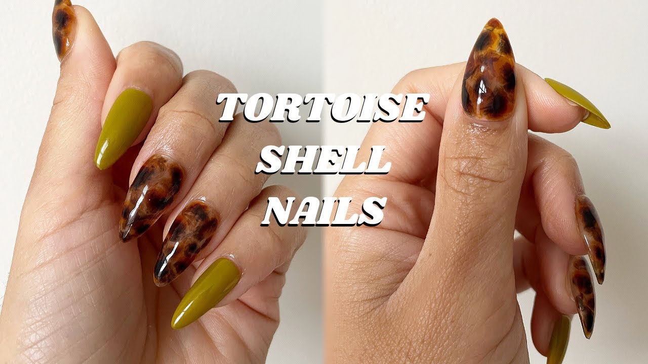1. Easy Tortoise Shell Nail Art Tutorial - wide 6