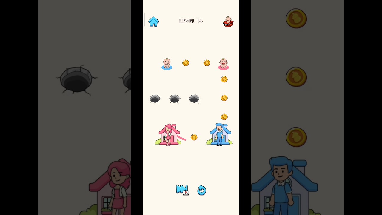 Draw Home Game Level - 14 