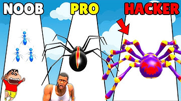 NOOB vs PRO vs HACKER in INSECT EVOLUTION with SHINCHAN and CHOP | AMAAN-T