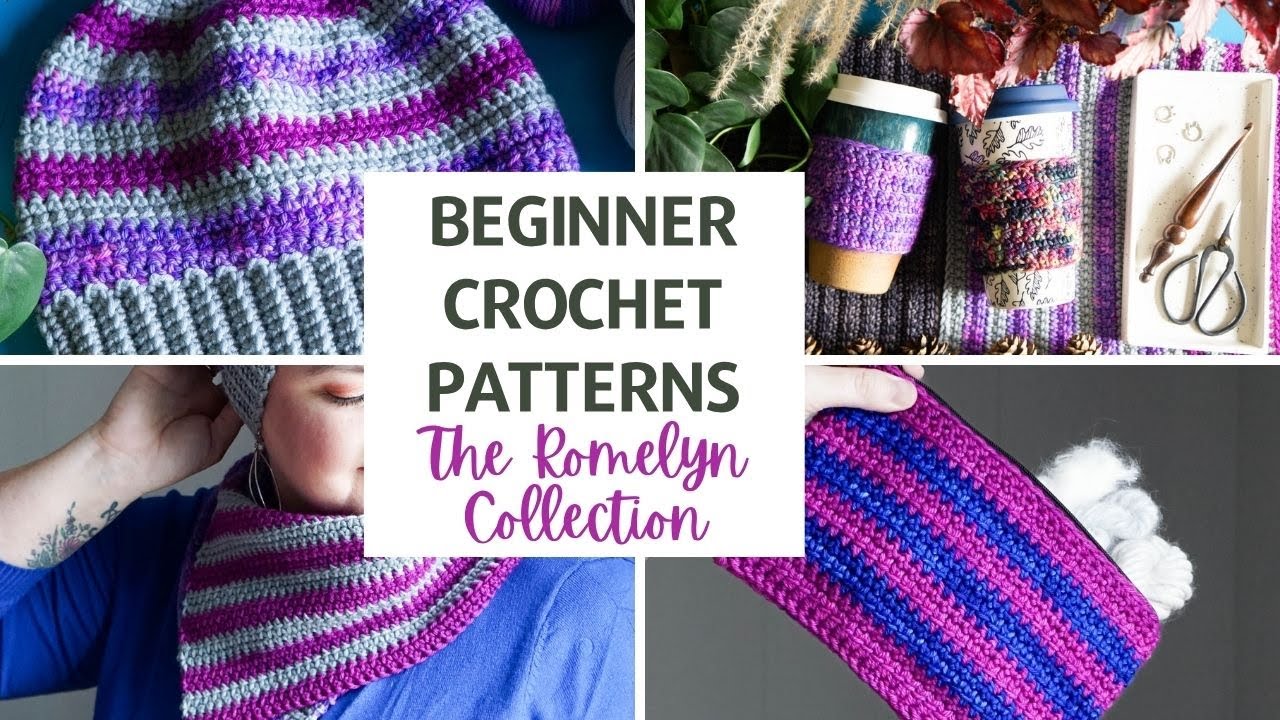 5 осенних схем вязания крючком, которые идеально подойдут для изучения связанного столбика с наки...