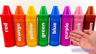 Learn Colors - Learning Video For Toddlers With Crayon Surprises