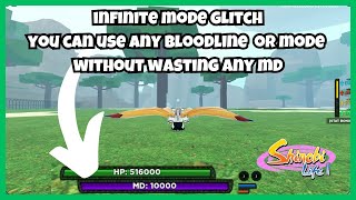 Shinobi Life 2 Infinite MD Glitch Use All Modes Without Wasting ANY MODE [ Shindo Life ]