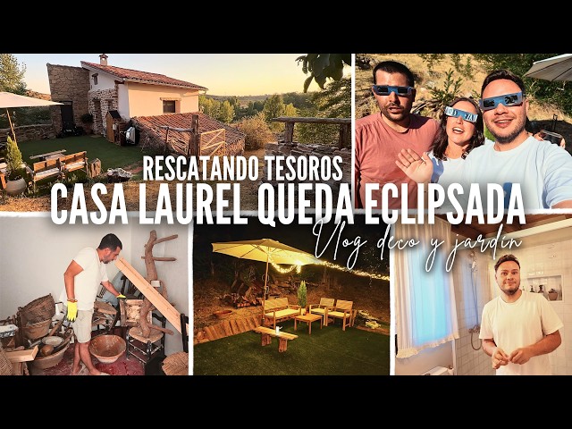 CAMBIOS en la CASA DE CAMPO 🏡 TESOROS del TRASTERO 😍 ECLIPSE TOTAL 🌓 VLOG cocina, deco y costura! 🥰